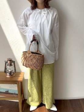 「nissen（ニッセン）のアイテム」を使った、はちみつうめさん（骨格ストレート・レディース・155cm）の夏コーディネート