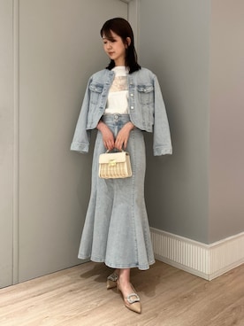 「ディリーコーディネート」｜「アイテム（ジャケット/アウター）」を使った、CELFORDさん（レディース・164cm）の春コーディネート