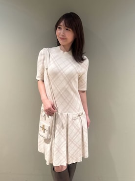 「CELFORD（セルフォード）のアイテム（ワンピース）」を使った、CELFORDさん（レディース・160cm）の秋コーディネート