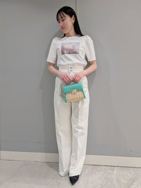 「ディリーコーディネート」｜「アイテム（パンツ）」を使った、CELFORDさん（レディース・154cm）の春コーディネート