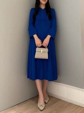 「ディリーコーディネート」｜「アイテム（ワンピース/ドレス）」を使った、CELFORDさん（レディース・165cm）の夏コーディネート