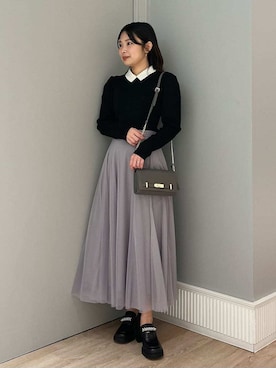 「CELFORD（セルフォード）のアイテム」を使った、CELFORDさん（レディース・152cm）の冬コーディネート