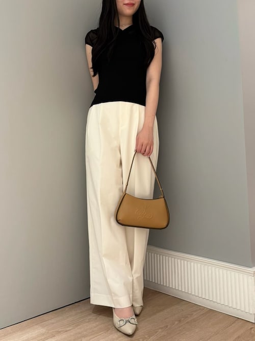 CELFORD｜イージーストレートタックパンツ | Rakuten Fashion