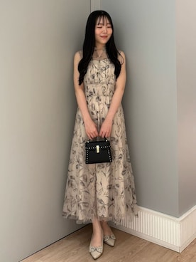 「ディリーコーディネート」｜「アイテム（ワンピース/ドレス）」を使った、CELFORDさん（レディース・165cm）の夏コーディネート