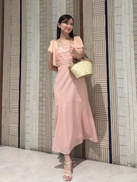「ディリーコーディネート」｜「アイテム（ワンピース/ドレス）」を使った、CELFORDさん（レディース・159cm）の夏コーディネート