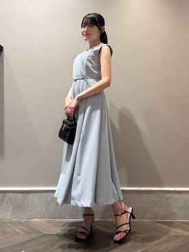 「ディリーコーディネート」｜「アイテム（ワンピース/ドレス）」を使った、CELFORDさん（レディース・156cm）の夏コーディネート