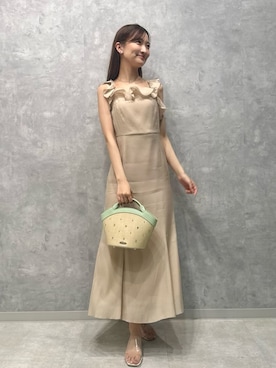 「ディリーコーディネート」｜「アイテム（アクセサリー）」を使った、CELFORDさん（レディース・159cm）の夏コーディネート