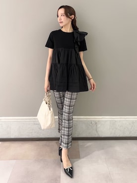 「CELFORD（セルフォード）のアイテム」を使った、CELFORDさん（レディース・157cm）の春コーディネート