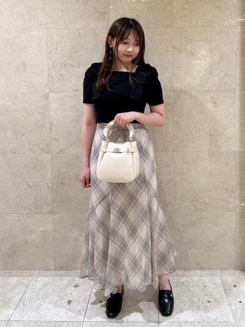 CELFORD　ショルダーリボンカットトップス　グレー CELFORD｜ショルダーリボンカットトップス | Rakuten Fashion
