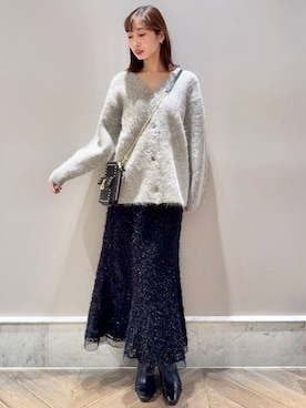 「アイテム（キーケース/キーアクセサリー）」を使った、CELFORDさん（レディース・159cm）の冬コーディネート