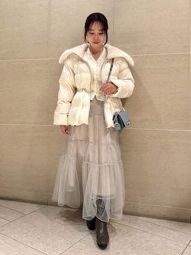 CELFORDさん（レディース・158cm）の冬コーディネート