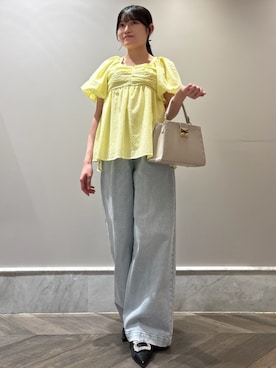 「ディリーコーディネート」｜「アイテム（パンツ）」を使った、CELFORDさん（レディース・156cm）の春コーディネート
