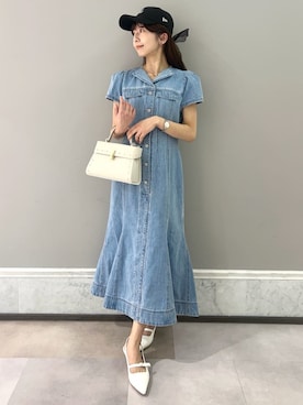 「CELFORD（セルフォード）のアイテム（帽子）」を使った、CELFORDさん（レディース・158cm）の春コーディネート