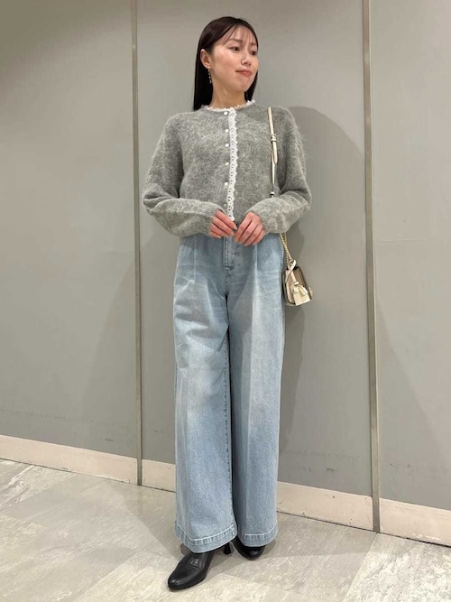 レーストリミングニットカーディガン（カーディガン/ボレロ）｜CELFORD