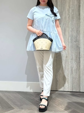 「ディリーコーディネート」｜「アイテム（パンツ）」を使った、CELFORDさん（レディース・159cm）の春コーディネート