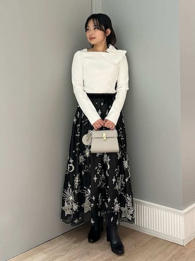 「アイテム（キーケース/キーアクセサリー）」を使った、CELFORDさん（レディース・152cm）の冬コーディネート