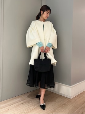 「ディリーコーディネート」｜「アイテム（その他アウター）」を使った、CELFORDさん（レディース・167cm）の冬コーディネート