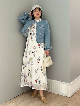 「CELFORD（セルフォード）のアイテム（帽子）」を使った、CELFORDさん（レディース・152cm）の春コーディネート