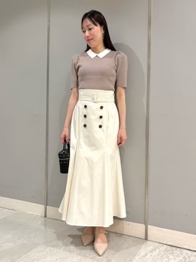 celford セルフォード HANAE MORIペタルスリーブニット BL CELFORD（セルフォード）の「【HANAE MORI×CELFORDコラボ