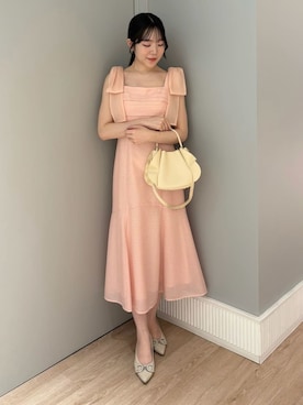 「ディリーコーディネート」｜「アイテム（ワンピース/ドレス）」を使った、CELFORDさん（レディース・165cm）の夏コーディネート