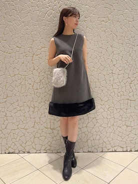 「CELFORD（セルフォード）のアイテム」を使った、CELFORDさん（レディース・158cm）の秋コーディネート