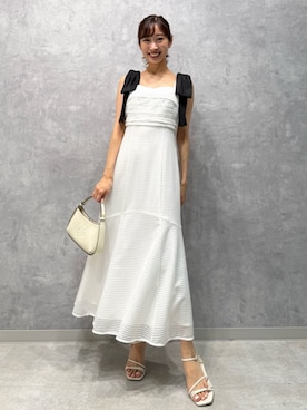 「CELFORD（セルフォード）のアイテム（ワンピース）」を使った、CELFORDさん（レディース・158cm）の夏コーディネート