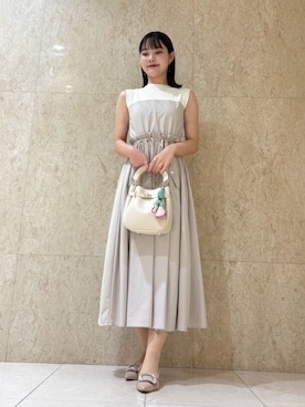 「アイテム（チャーム）」を使った、CELFORDさん（レディース・161cm）の夏コーディネート