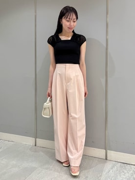 「ディリーコーディネート」｜「アイテム（パンツ）」を使った、CELFORDさん（レディース・154cm）の夏コーディネート
