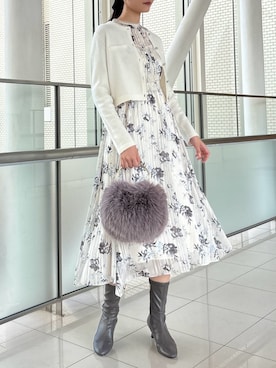 CELFORD（セルフォード）の「オーナメント刺繍レースワンピース