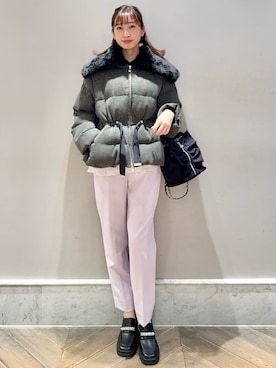 「CELFORD（セルフォード）のアイテム」を使った、CELFORDさん（レディース・159cm）の冬コーディネート