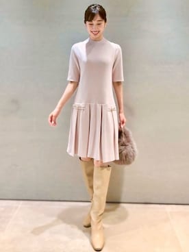 「CELFORD（セルフォード）のアイテム（ワンピース）」を使った、CELFORDさん（レディース・159cm）の夏コーディネート