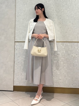 CELFORD（セルフォード）の「シアーチェックタイワンピース