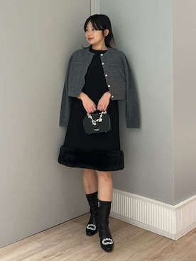 CELFORDさん（レディース・152cm）の冬コーディネート