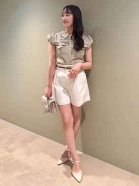 「アイテム（キーケース/キーアクセサリー）」を使った、CELFORDさん（レディース・154cm）の夏コーディネート