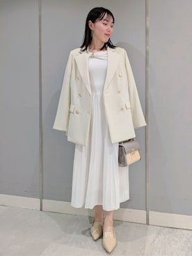 「ディリーコーディネート」｜「アイテム（ジャケット/アウター）」を使った、CELFORDさん（レディース・154cm）の春コーディネート