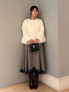「CELFORD（セルフォード）のアイテム（ショルダーバッグ）」を使った、CELFORDさん（レディース・165cm）の秋コーディネート