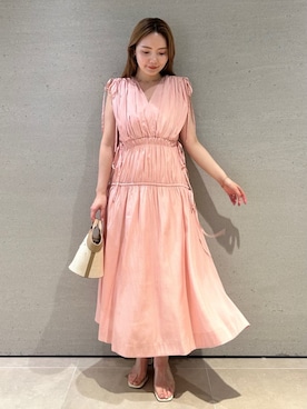 「ディリーコーディネート」｜「アイテム（ワンピース/ドレス）」を使った、CELFORDさん（レディース・157cm）の夏コーディネート