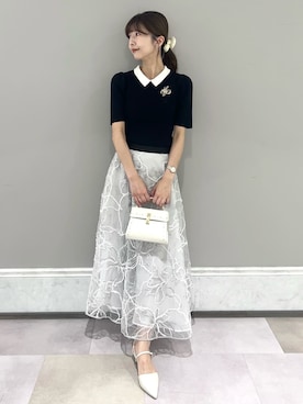 CELFORD（セルフォード）の「アシンメトリーギャザースカート
