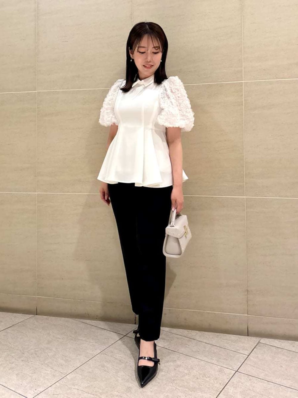 襟付き デザインスリーブ セール 襟付きデザインスリーブブラウス