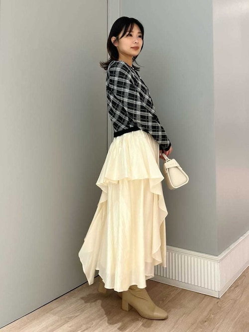 CELFORD（セルフォード） カーディガン チェックジャカード