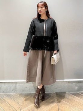 「CELFORD（セルフォード）のアイテム」を使った、CELFORDさん（レディース・159cm）の秋コーディネート
