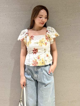 「ディリーコーディネート」｜「アイテム（パンツ）」を使った、CELFORDさん（レディース・157cm）の春コーディネート