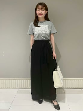 「ディリーコーディネート」｜「アイテム（パンツ）」を使った、CELFORDさん（レディース・162cm）の春コーディネート