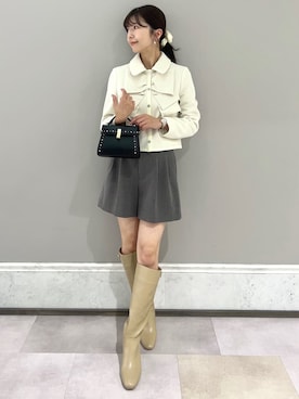 「CELFORD（セルフォード）のアイテム」を使った、CELFORDさん（レディース・158cm）の秋コーディネート