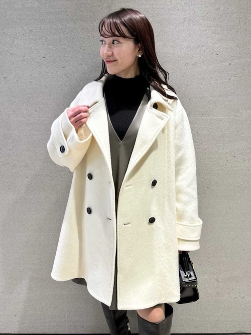 セール】Aラインウールミドルコート（ピーコート）｜CELFORD（セル