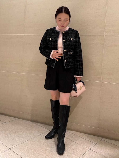 リュタン】ビジュースタッズポシェット（M）（ショルダーバッグ