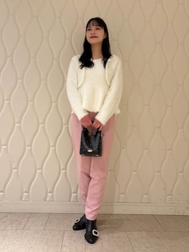 「ディリーコーディネート」｜「アイテム（ブーツ）」を使った、CELFORDさん（レディース・161cm）の冬コーディネート