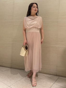 「ディリーコーディネート」｜「アイテム（ワンピース/ドレス）」を使った、CELFORDさん（レディース・158cm）の夏コーディネート