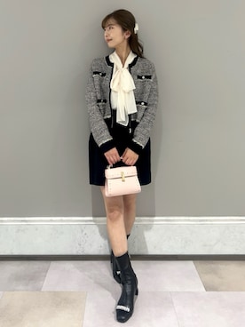 「オケージョン」｜「アイテム（ブルゾン）」を使った、CELFORDさん（レディース・158cm）の冬コーディネート