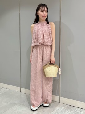 「ディリーコーディネート」｜「アイテム（アクセサリー）」を使った、CELFORDさん（レディース・154cm）の春コーディネート
